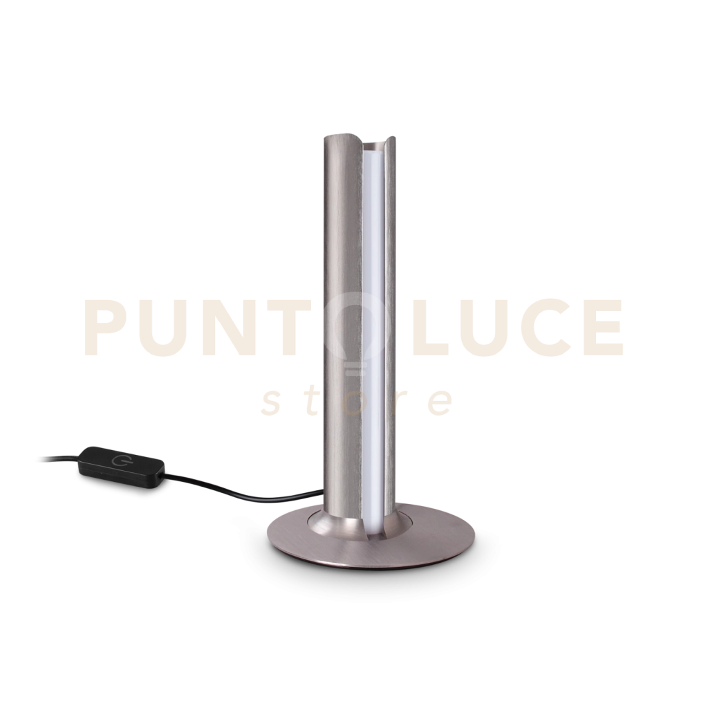 DORICA LAMPADA DA TAVOLO LED 3000K 8W  1100 lm DIMMERABILE BRONZO LISCIO