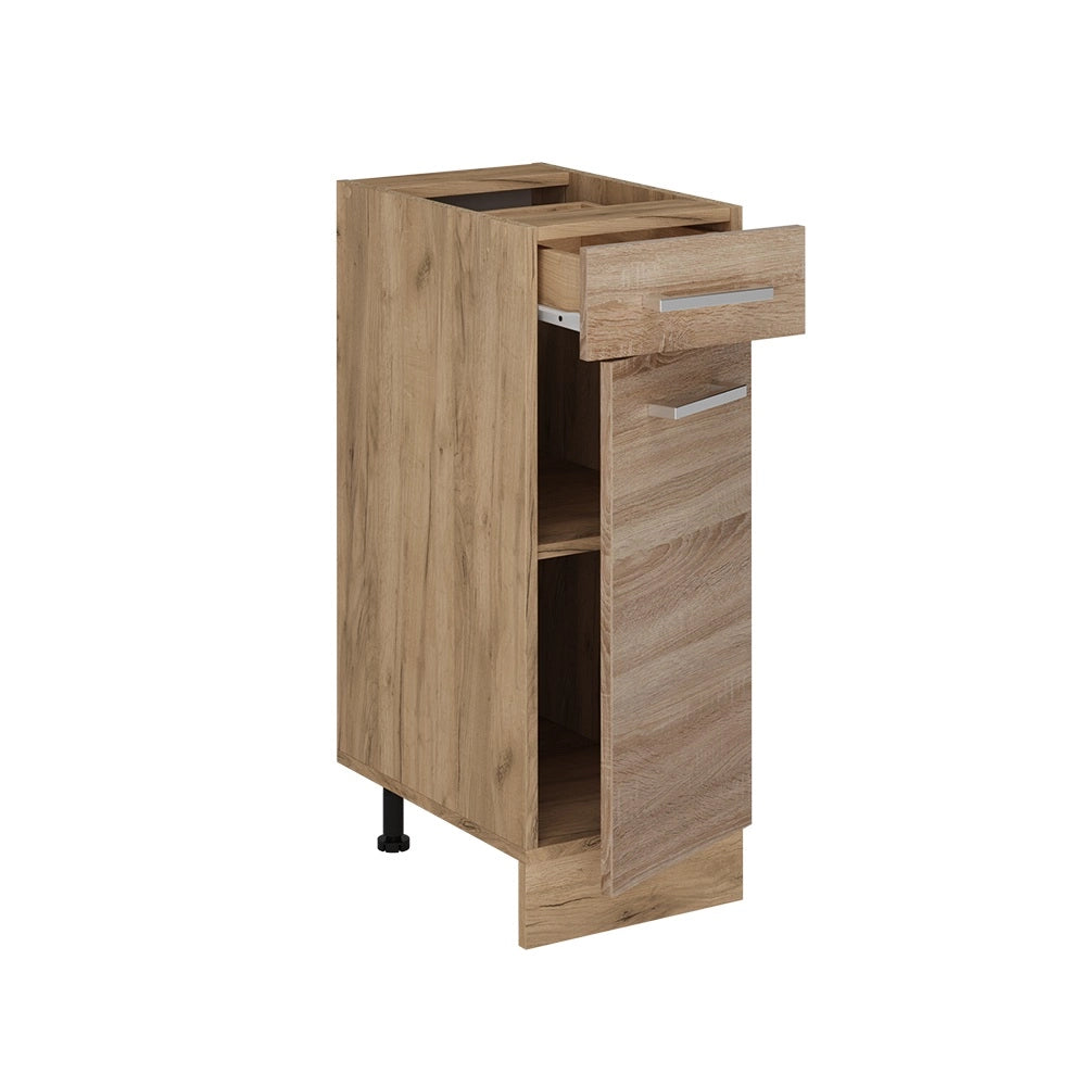 Mobiletto base per cucina R-Line Sonoma/Rovere dorato 30 cm, PL Rovere Vicco