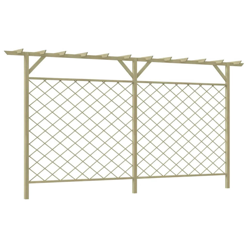 Recinzione di Lattice con Pergolato per Giardino in Legnocod mxl 96951