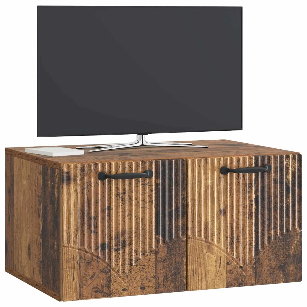 Mobile Porta TV da Muro Legno antico 59,5 x 41 x 30 cm 899023