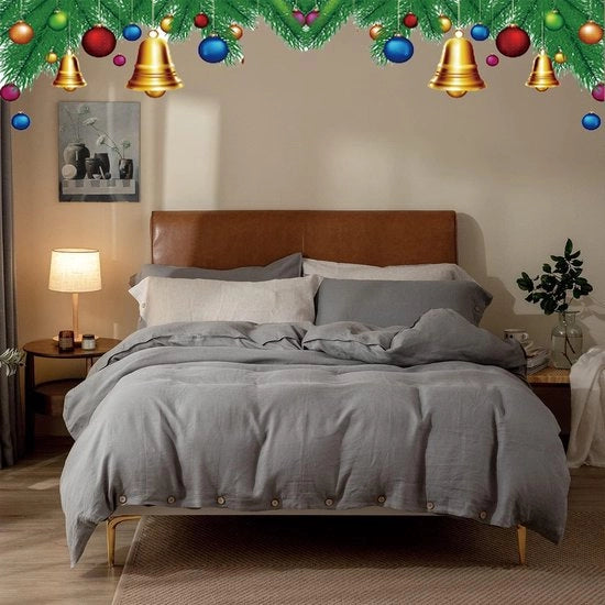 Set di lenzuola da letto 155 x 220 cm, 2 pezzi, copriletto + cuscino in Oeko-Tex certificato