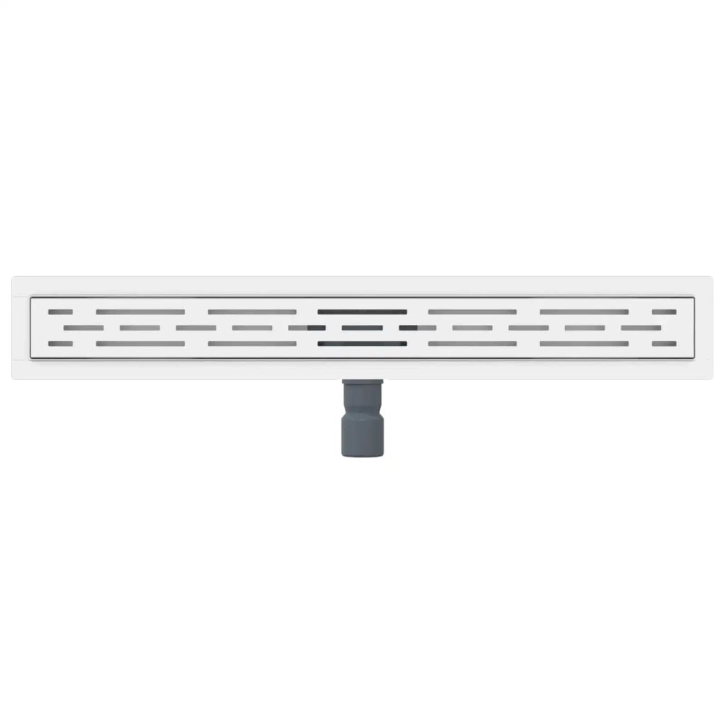 Drenaggio doccia con design a striscia Argento 70 cm CFW4640669