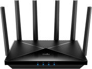 Router Cudy BE6500 WiFi 7 Dual Band Gigabit Gaming, 6500 Mbps, client e server VPN, compatibile con Cudy Mesh e APP, CPU Broadcom quad-core da 2 GHz, WR6500