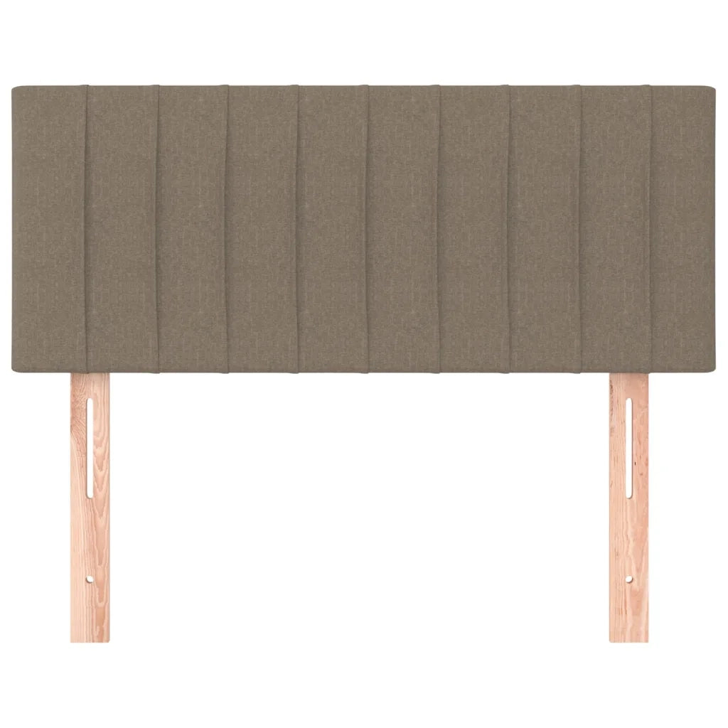 Testiera-Testata-Testiera Decorativa Tortora 90x5x78/88 cm in Tessuto 517787