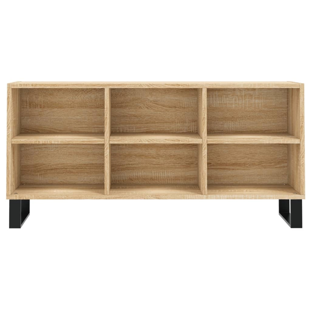 Mobile TV multimediale mensola TV credenza mobile TV sala da pranzo soggiorno camera da letto rovere Sonoma 103,5 x 30 x 50 cm legno ingegnerizzato marrone 02_0027455