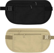 Racchette anti furto, 2 pezzi, per sport bag, cintura regolabile, zaino impermeabile per cellulare, passaporto, contanti