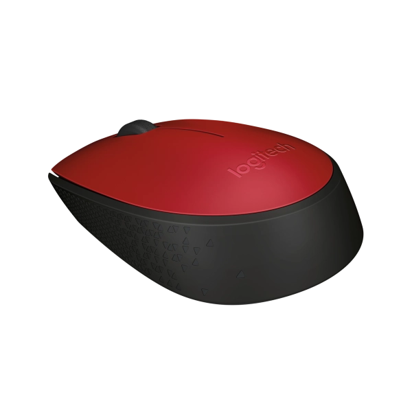 Logitech Mouse Ottico Wireless M171 Rosso 910-004641