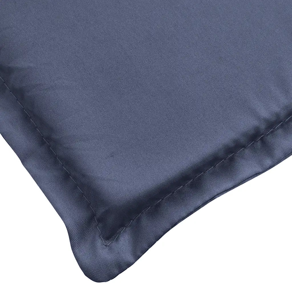 Cuscino per Lettino Blu Marino 180x60x4 cm in Tessuto Oxford