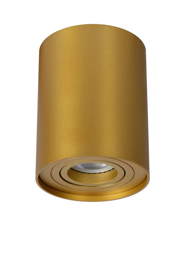 Lucide TUBE plafoniera oro alluminio GU10 50W orientabile
