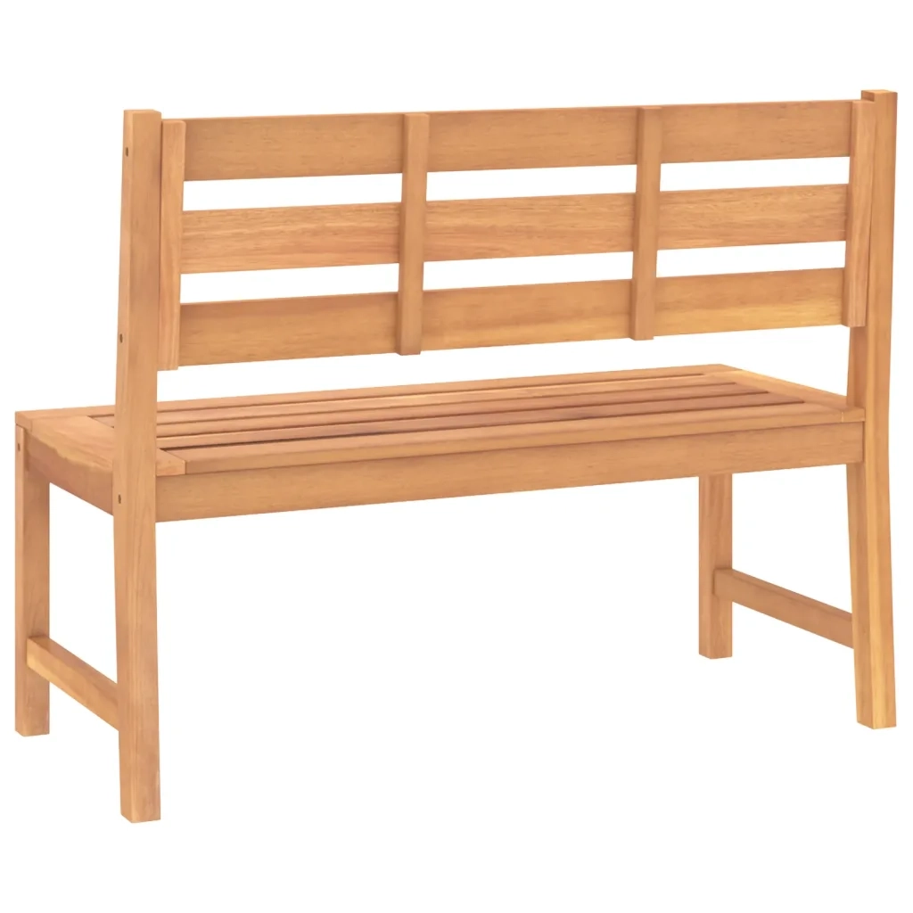 Panchina da Giardino 114 cm in Legno Massello di Teak 316634
