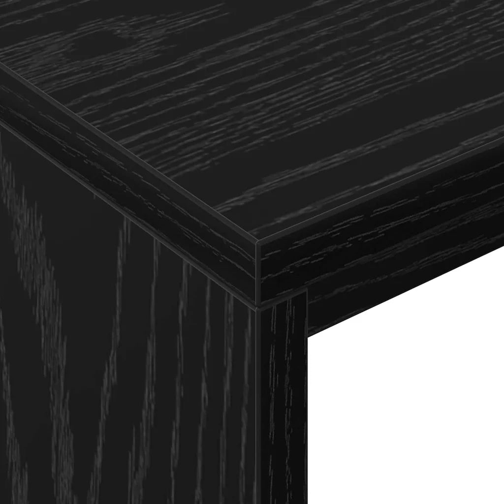Scrivania Rovere Nero 109 x 50 x 78 cm Legno multistrato 891201