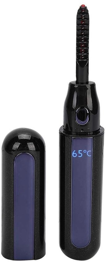 Wimperkruller elettrico - Riscaldamento rapido - Wimperkruller a lunga durata - Nero - Ricaricabile via USB - Ideale per l'uso quotidiano - Sicuro e facile da usare