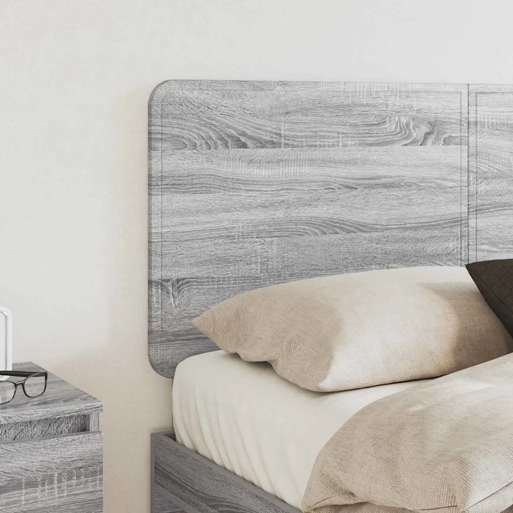 Testiera-Testata-Testiera Decorativa Grigio Sonoma 120 cm Legno multistrato 976301