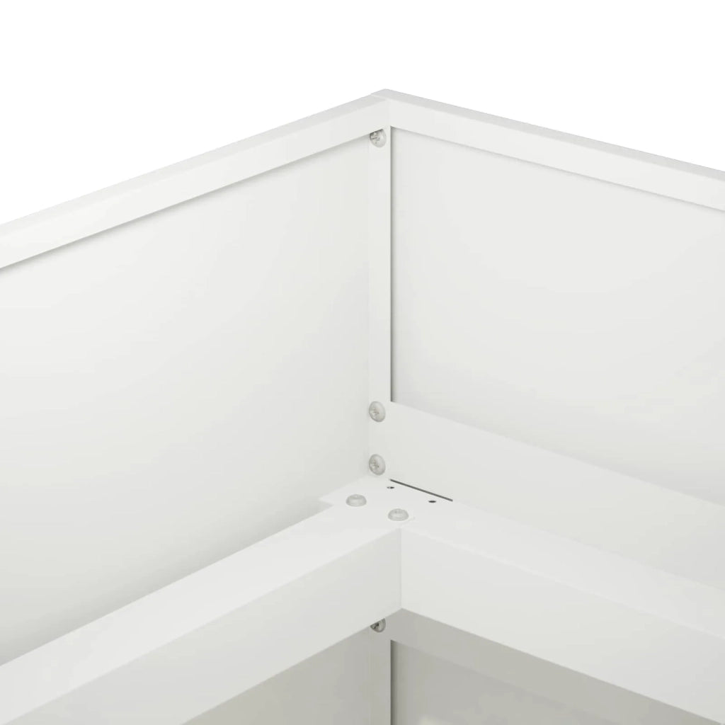 Vaso da giardino Bianco 200 x 80 x 60 cm 8005933