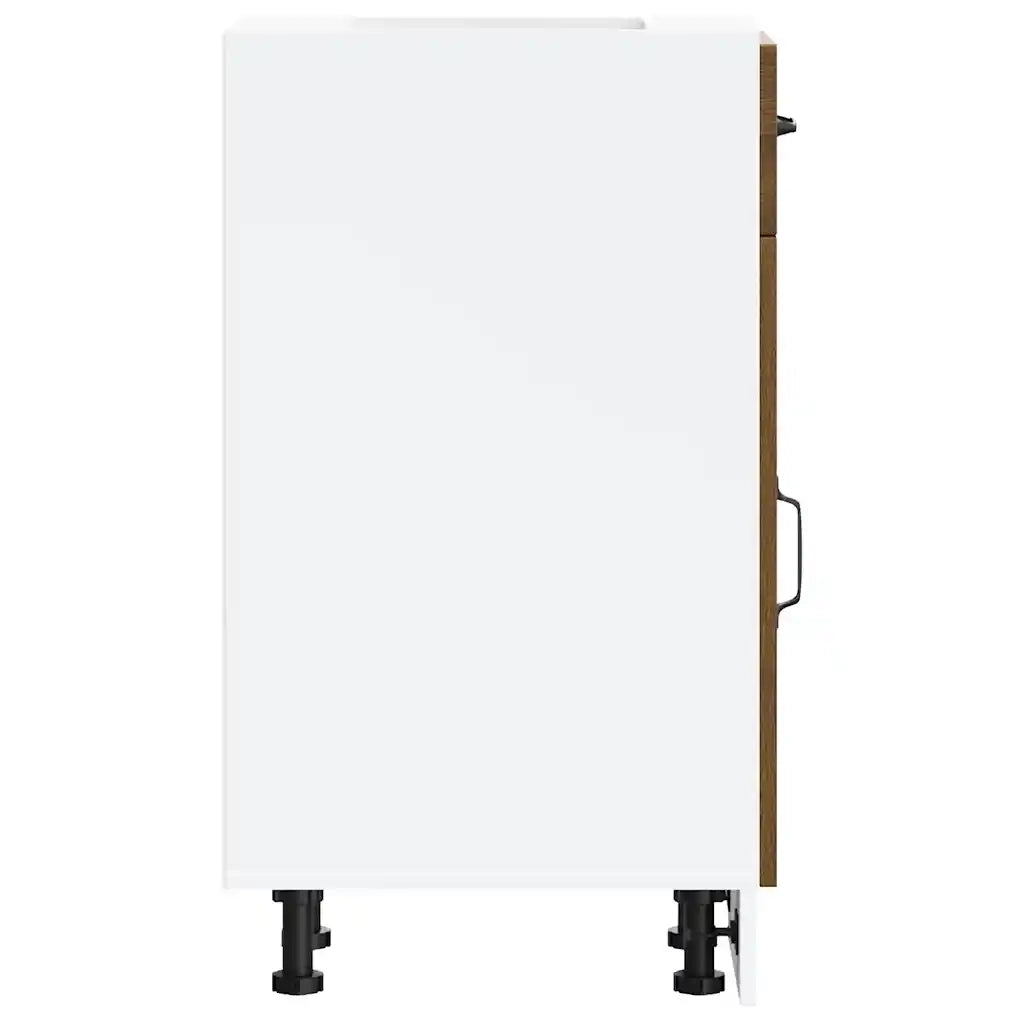 Base da Cucina Kalmar Rovere Marrone in Legno Multistrato