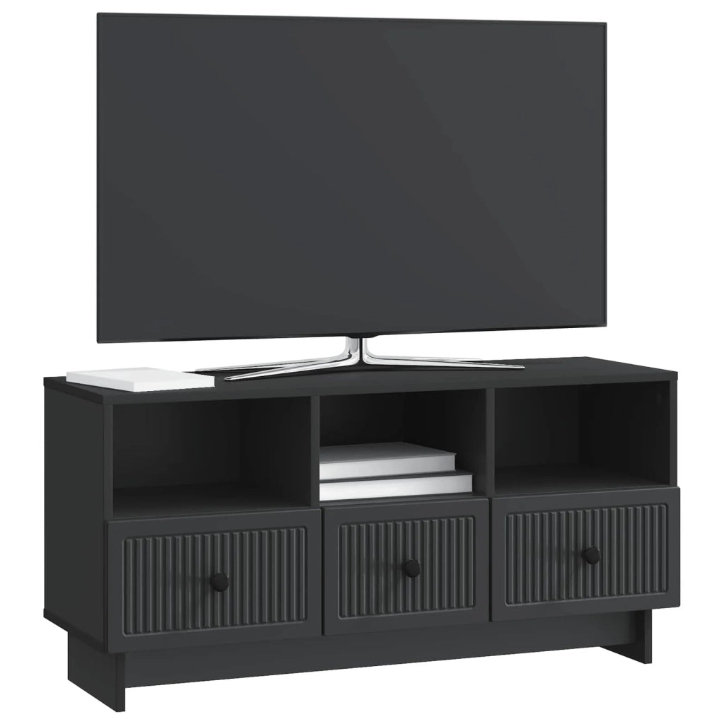 Mobile TV-Credenza per TV Nero 102 x 34,5 x 50 cm Legno ingegnerizzato 547233
