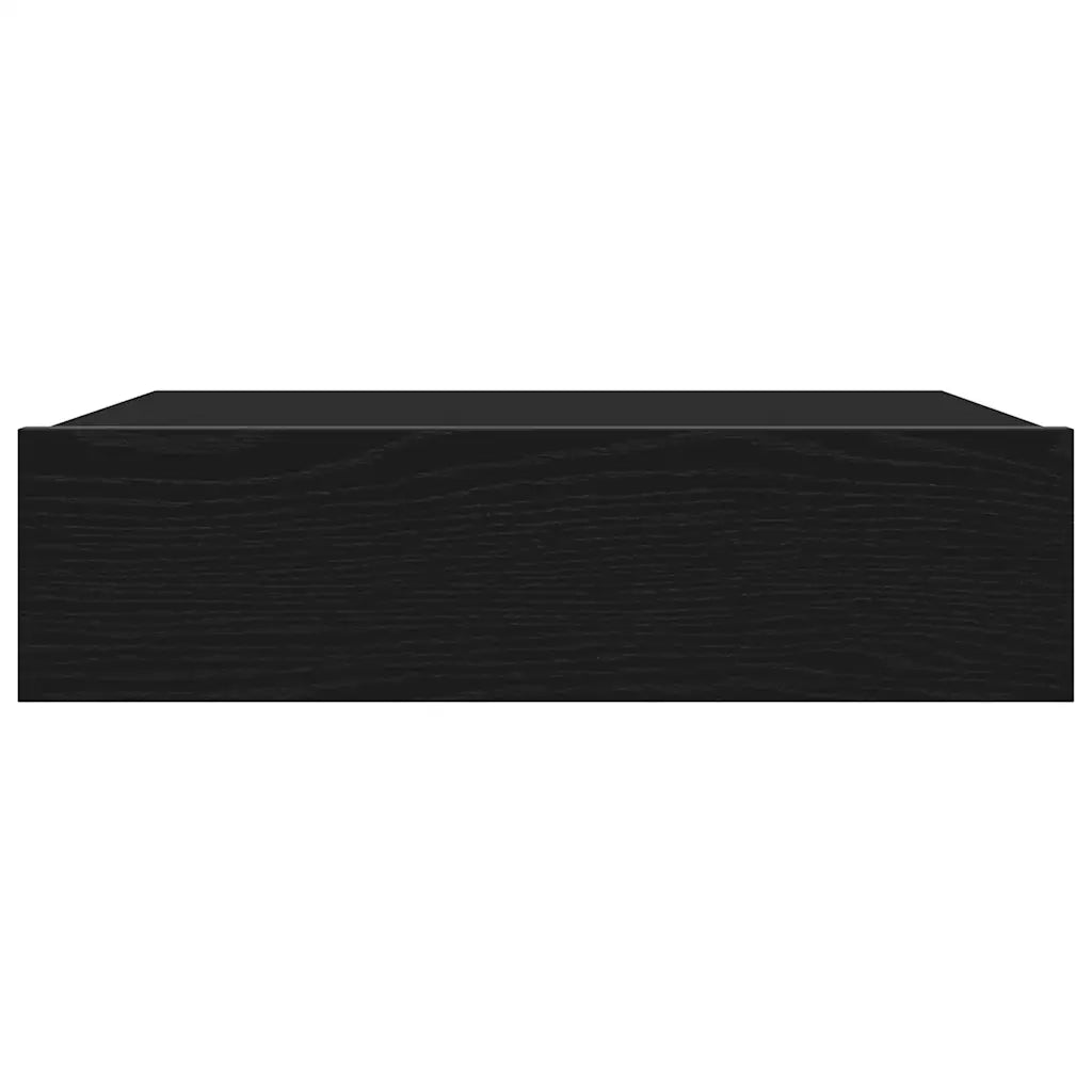 Mobili Porta TV con Luci a LED 2 pz Rovere Nero 60x35x15,5 cm 862033