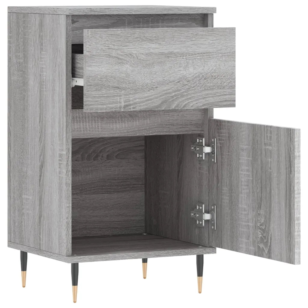 Credenze 2 pz Grigio Sonoma 40x35x70 cm in Legno Multistrato 831145