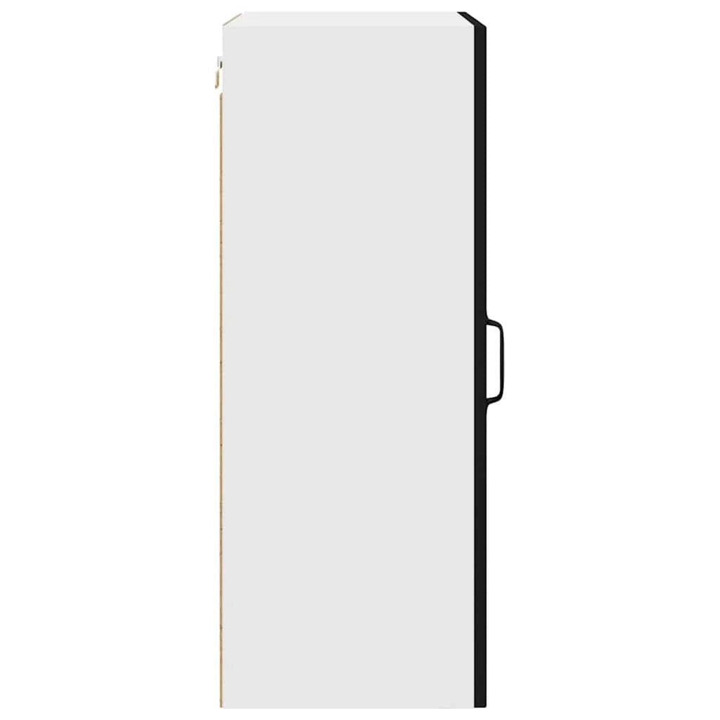 Mobile da cucina moderno con ampio spazio contenitivo 50 x 31 x 80 cm legno composito nero 02_0053714