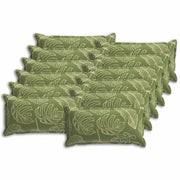 Federa 12 pcs HOUTEN Design a foglia 40 x 80 cm Poliestere 918303