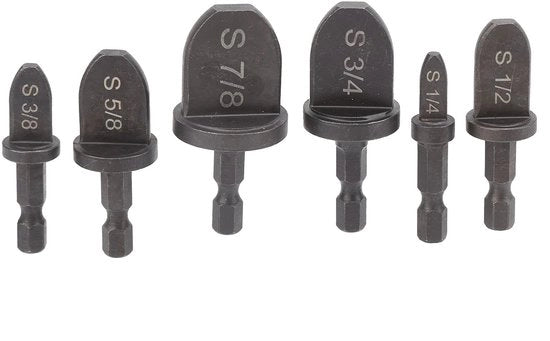Set di connessioni per tubi 6 pezzi - parti in rame/acciaio - applicazione HVAC - installazione climatizzatori - flessibilità - connessioni ermetiche - set di connessioni per tubi