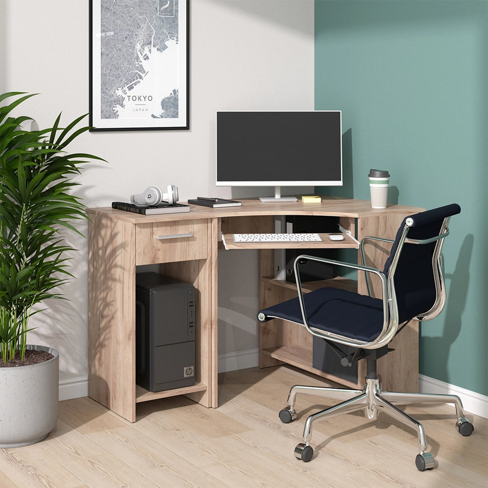 Vicco Scrivania angolare Sonoma 83 x 76 cm