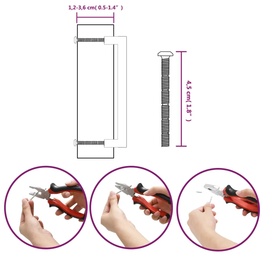 Maniglie per Mobili 20 pz Argento 160 mm in Acciaio Inox CFW8377280