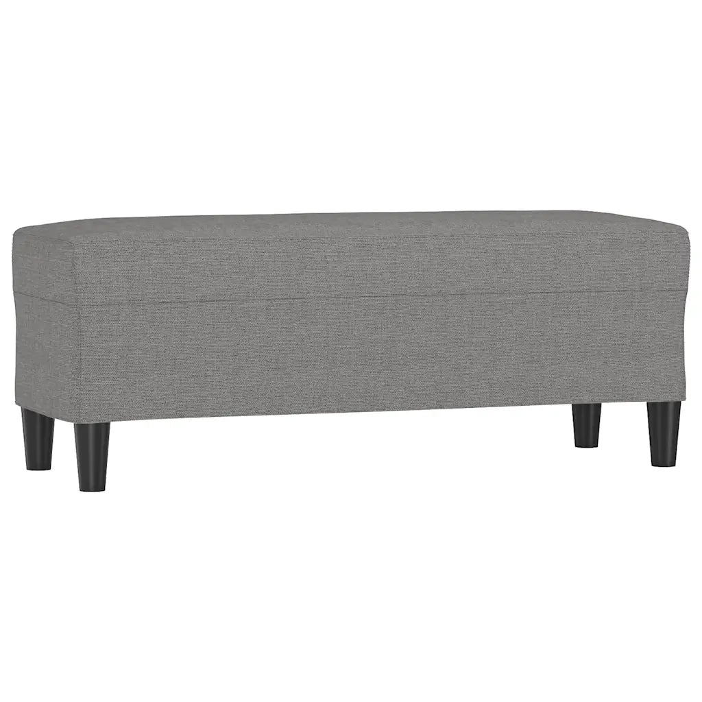 Panca Grigio Scuro 100x35x41 cm in Tessuto CFW1203363