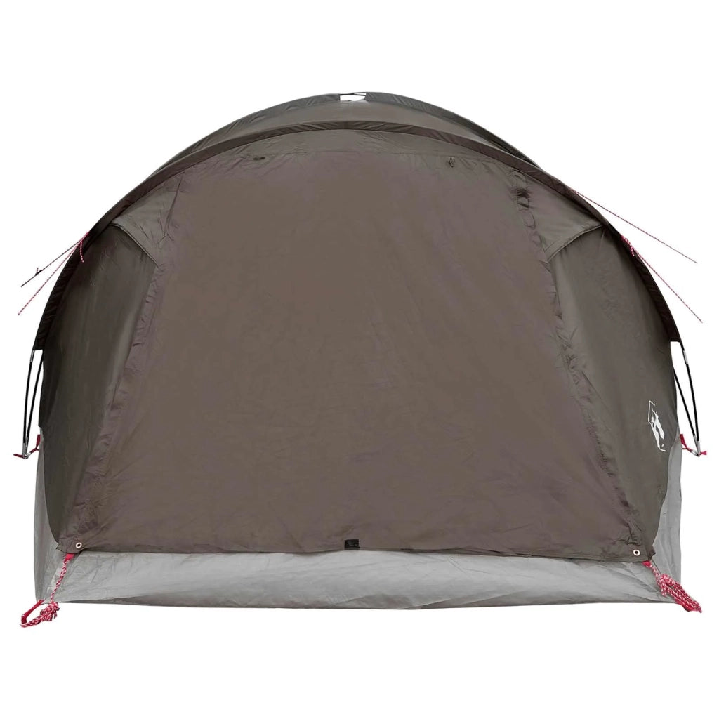 Tenda Capanna Marrone grigio 6 persone Poliestere e Acciaio 42029012
