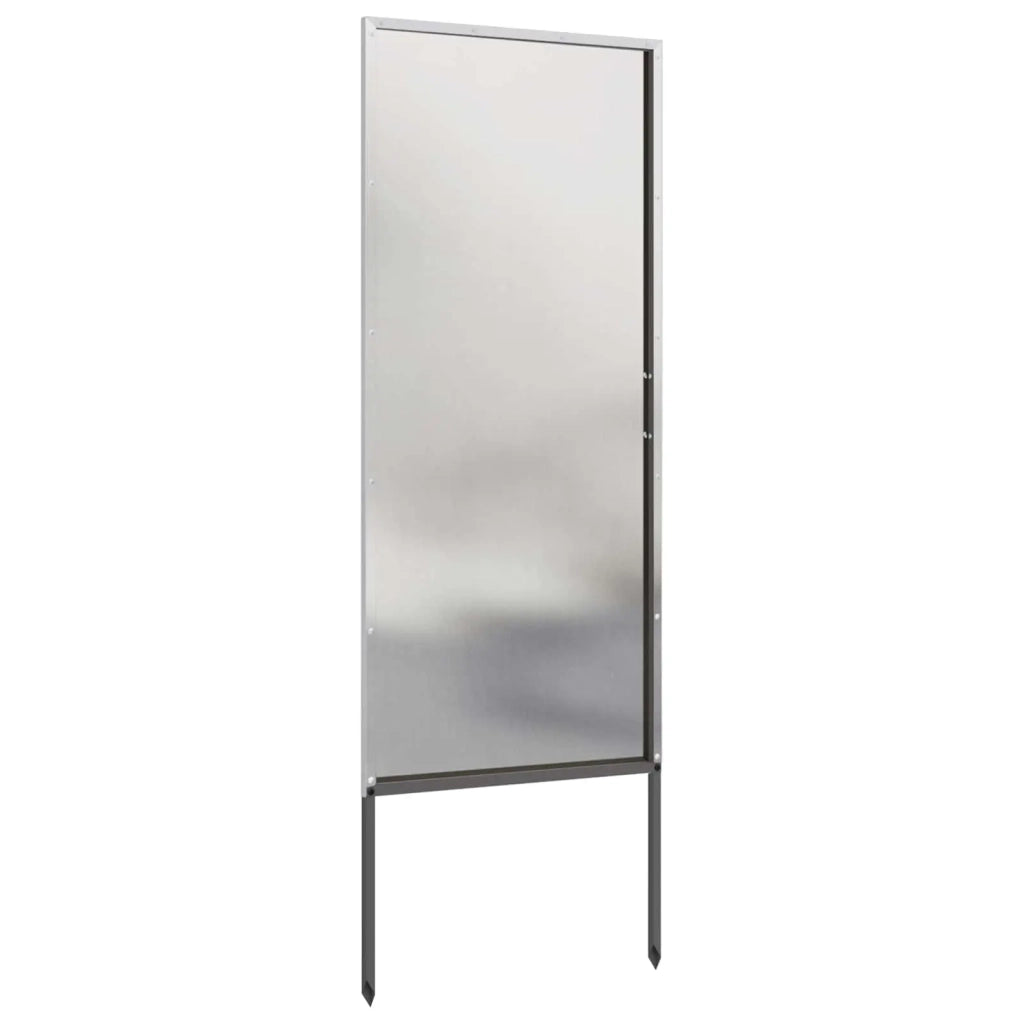 Schermo per privacy in giardino Traforo Argento 50 x 140 cm 876291