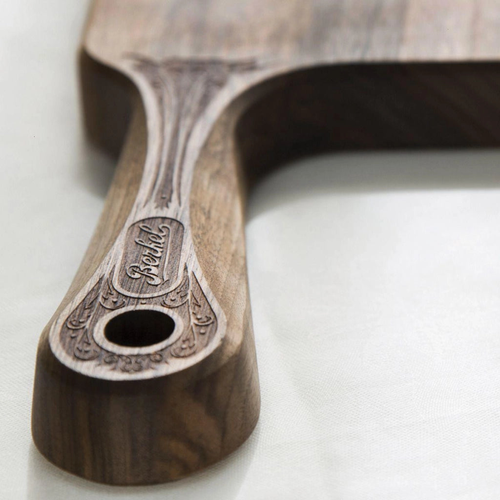 Berkel TAG000FACVO Tagliere da Cucina Rettangolare con Manico in Legno colore Legno
