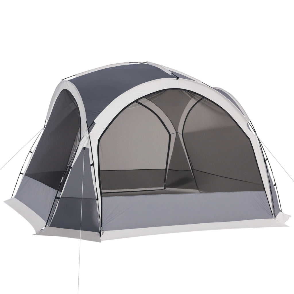 Tenda da campeggio per 6-8 persone ¨C zephmum ¨C 350x350x230 cm grigio e bianco