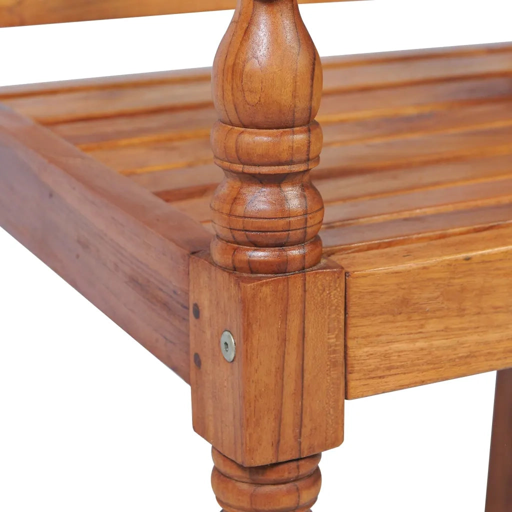 Set da Pranzo da Giardino 4 pz con Cuscini in Massello di Teak 43055