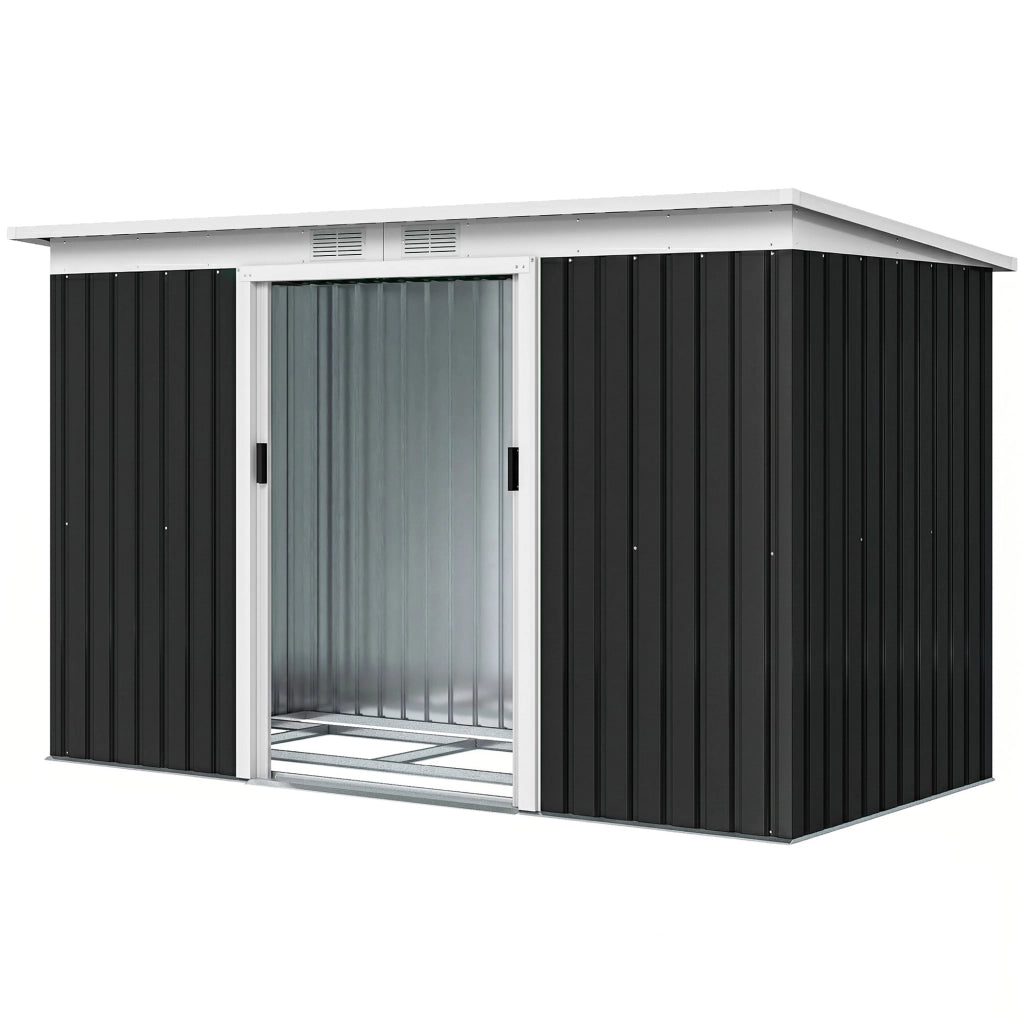 Casetta da Giardino ¨C zephmum ¨C Grigio Scuro 280x130x172 cm