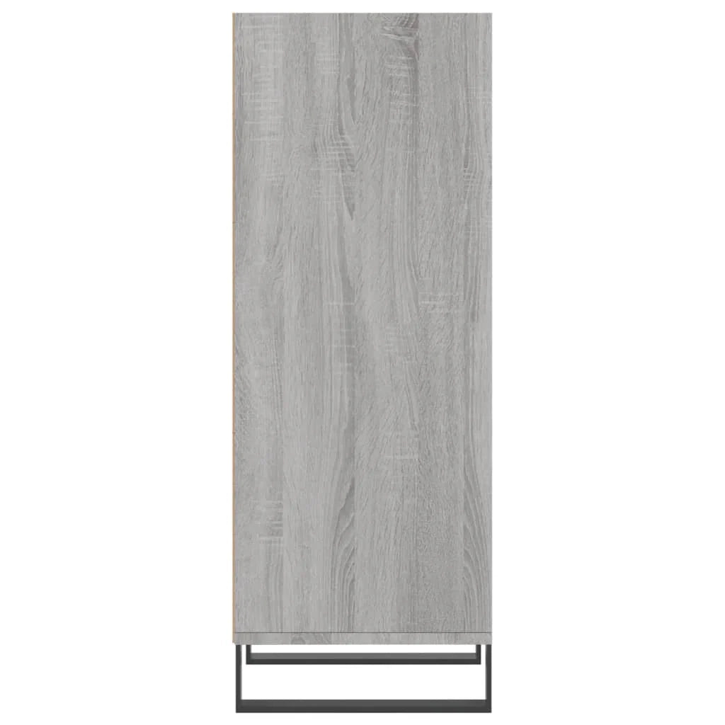 Buffet credenza cassettiera mobiletto mobile contenitore organizer cucina soggiorno salotto Sonoma 34,5 x 32,5 x 90 cm legno ingegnerizzato grigio 02_0036298