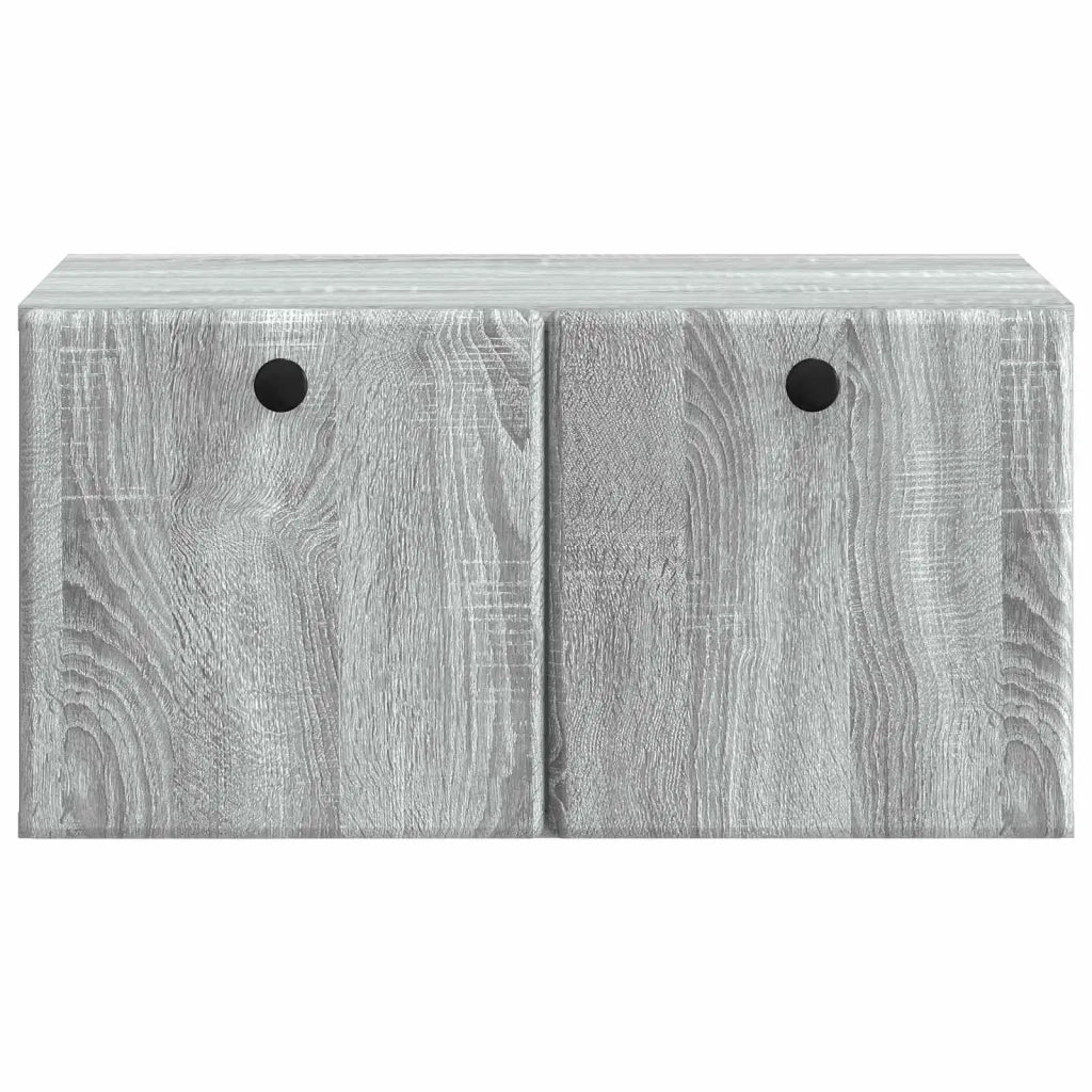 Mobile Porta TV da Muro 59,5 x 41 x 30 cm Sonoma grigio