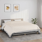 Coperta Ponderata Crema Chiaro 235x290 cm 15 kg Tessuto 350769