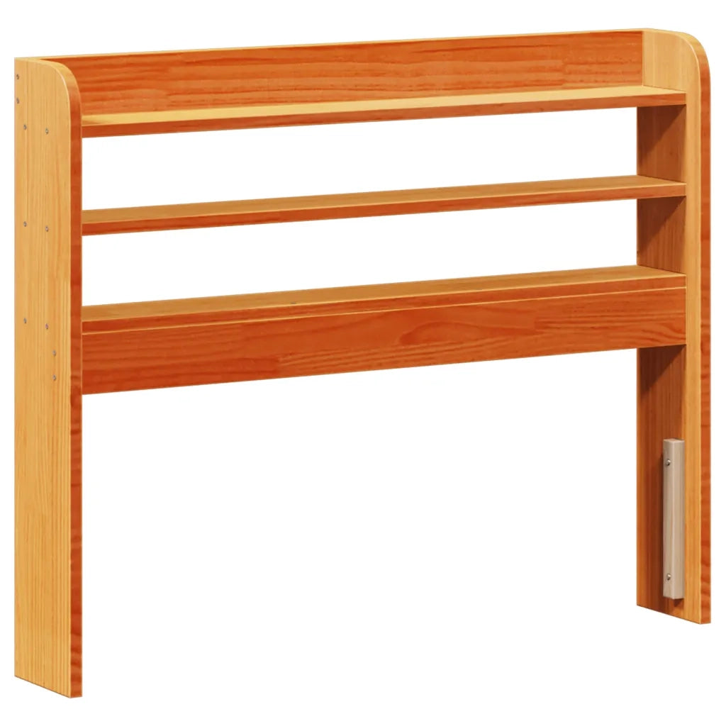 vidaXL Letto senza Materasso Marrone Cera 100x200 cm in Legno di Pino