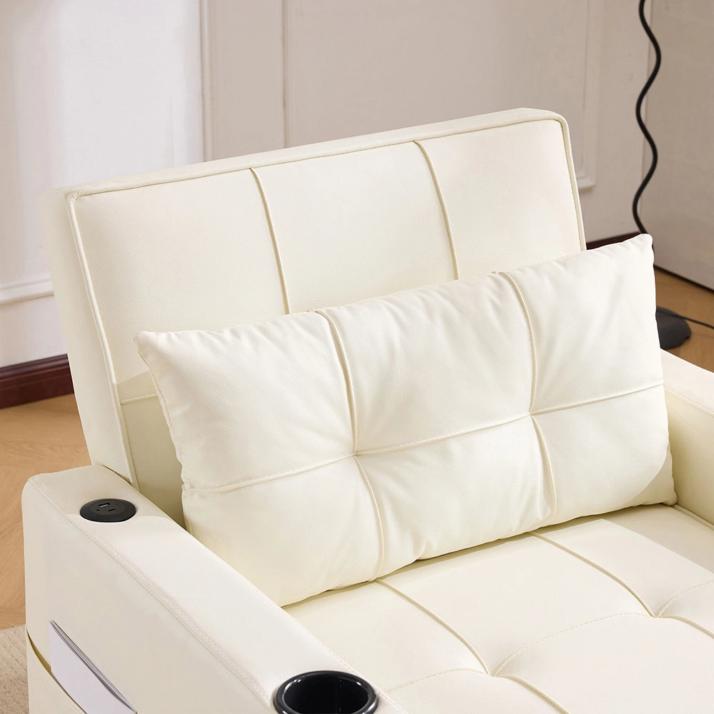 Divano letto 3 in 1 - Xylo - con porta-bicchieri e USB per spazi piccoli