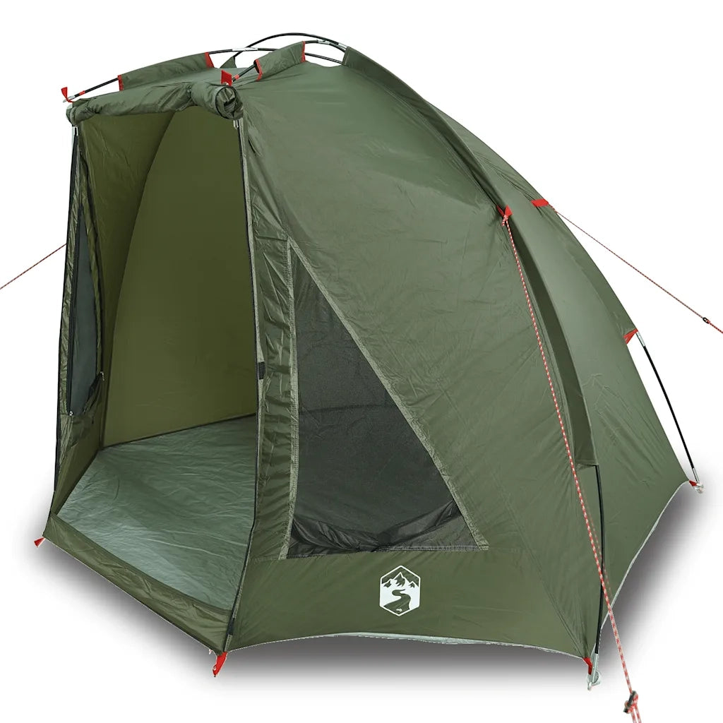 Tenda da Pesca-Tenda da campeggio Verde Oliva Impermeabile 724902