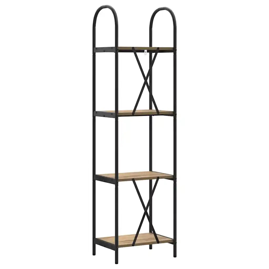 Libreria Rovere artigianale 40 x 30 x 146 cm Legno multistrato