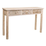 Mobile da ingresso in legno intagliato 120x35x80
