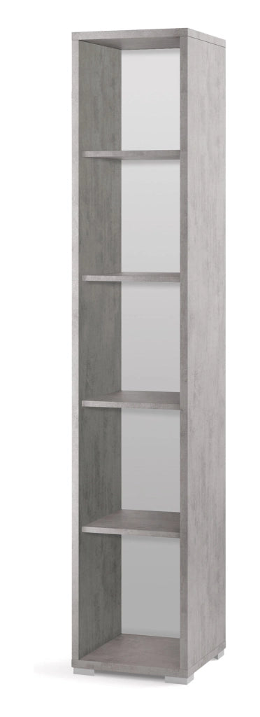 Libreria a Giorno 39x199x41 cm Cemento