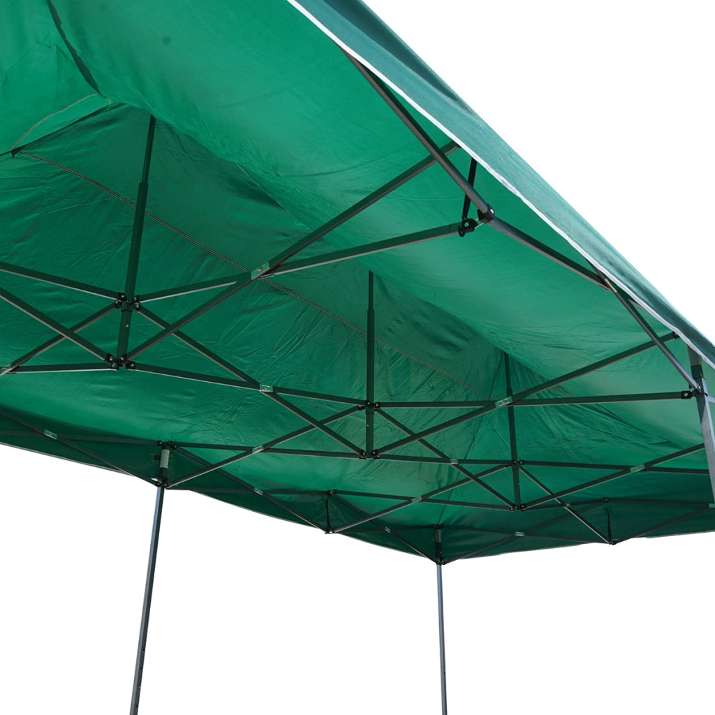 Gazebo  verde 3x6 m, altezza regolabile, pieghevole Breckner Germany