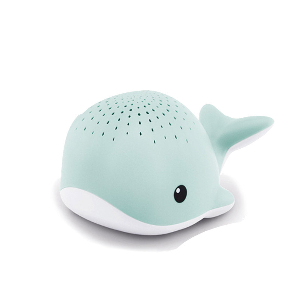 Balena Proiettore Cielo e Goccioline 9x15x8 cm in Plastica Blu/Bianco