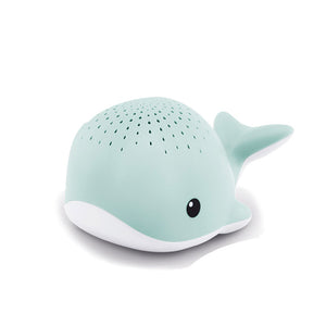 Balena Proiettore Cielo e Goccioline 9x15x8 cm in Plastica Blu/Bianco