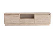 Porta TV in legno "Vanguard" - 160 x 29 x 42 cm - Travertino