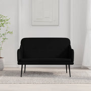 Panca Nera 110x76x80 cm in Tessuto 351485