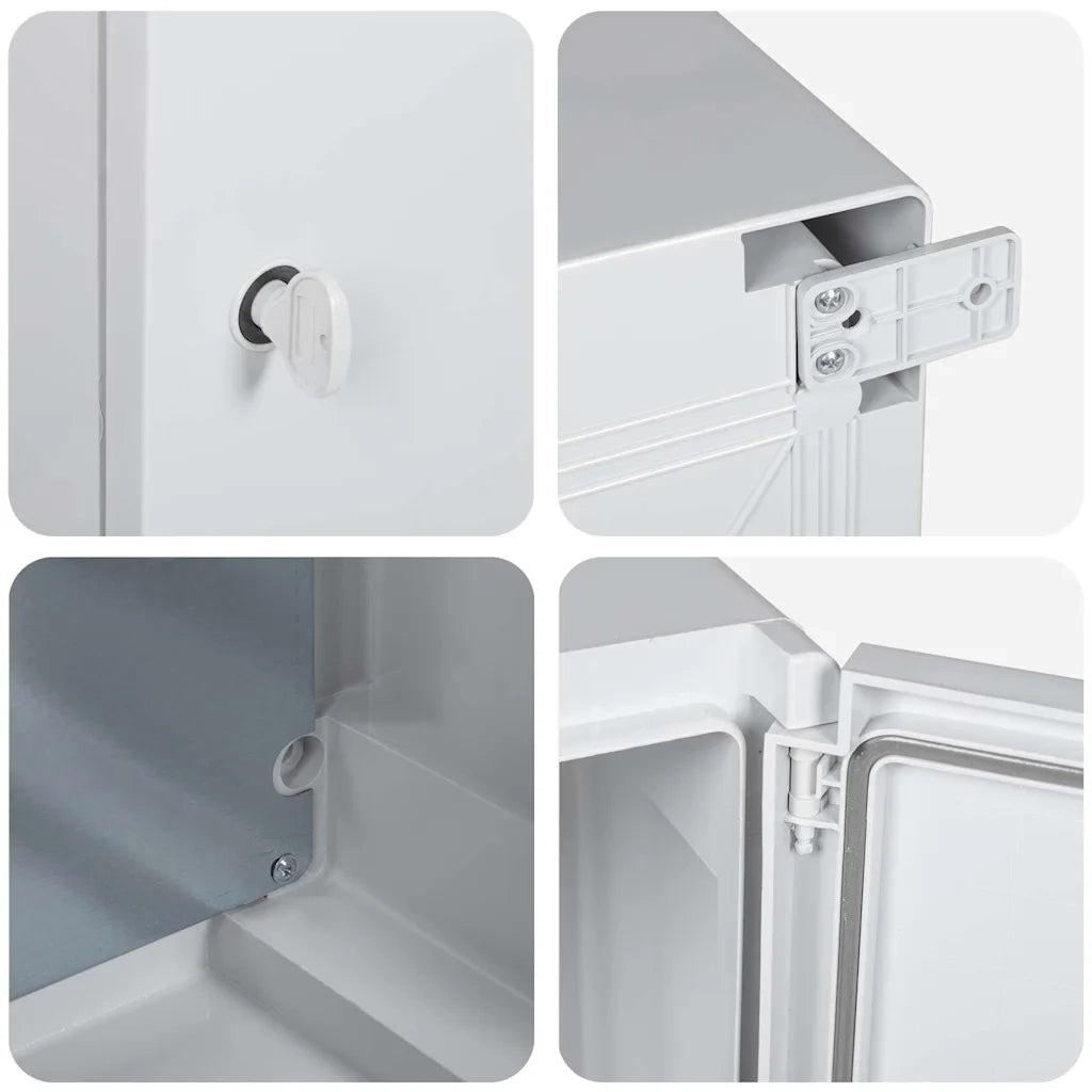 Armadio di Controllo Grigio 42 x 19,5 x 50 cm Plastica ABS CFW9214096