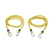 Set di 2 corde elastiche con ganci 10x1200mm per l'ancoraggio del carico Crownman